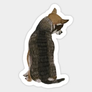 Dog chichuachua art Sticker